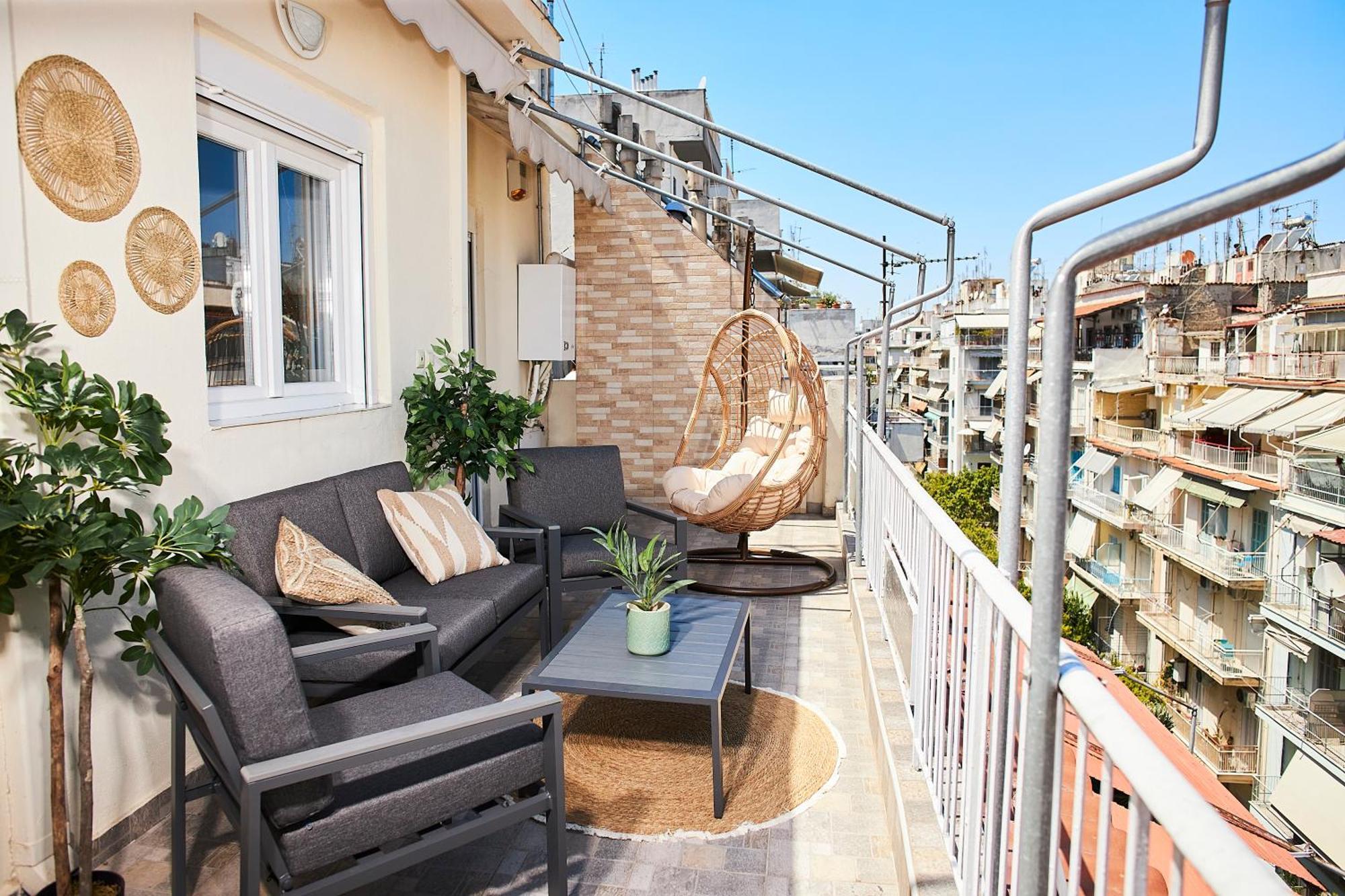 Gem Of Rotonda, City View Penthouse By Binobi! Thessaloníki Ngoại thất bức ảnh